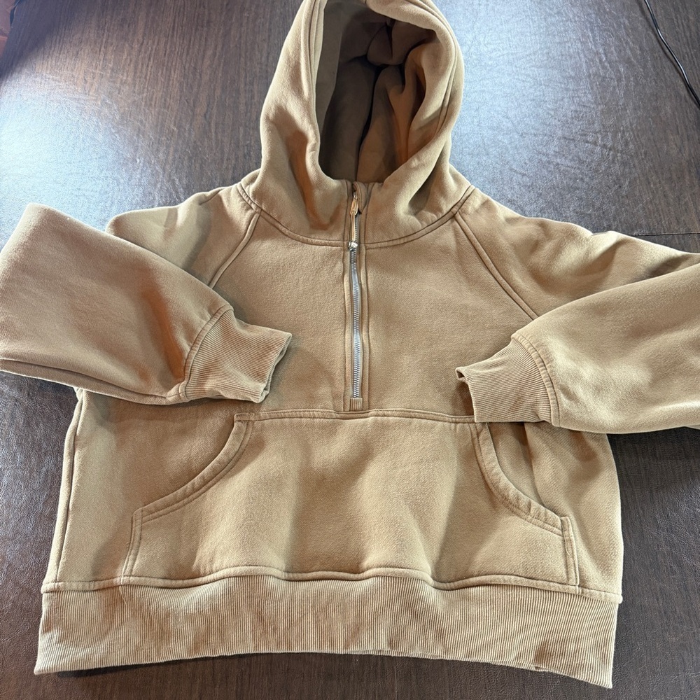 Automet Women's Sweatshirt Half Zip Cropped Pullover Fleece Half Zipper Hoodie